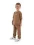 Брюки трикотажные для мальчика (О37180  коричневый)