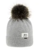 Шапка зимняя для девочки (Элси серый меланж)