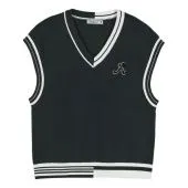 Жилет школьный для девочки (63803 синий/белый) Жилет школьный для девочки (63803 синий/белый)