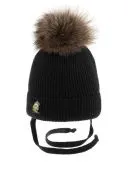 Шапка зимняя для мальчика (Циклоп черный ) Шапка зимняя для мальчика (Циклоп черный )