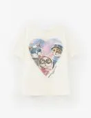 Футболка для девочки (252058 молочный) Футболка для девочки (252058 молочный)