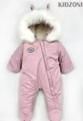 Комбинезон зимний для девочки (БАННИ розовый)