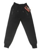 Брюки трикотажные детские, утеплен. (R 254 черный) Брюки трикотажные детские, утеплен. (R 254 черный)