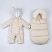 Комплект зимний на выписку (УМКА бежевый) Комплект зимний на выписку (УМКА бежевый)