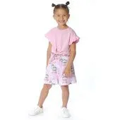 Юбка-шорты для девочки (30-6051 розовый)