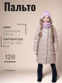 Пальто зимнее для девочки (6з5222 карамель) Пальто зимнее для девочки (6з5222 карамель)