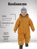 Комбинезон зимний для мальчика (2137-931м горч.)