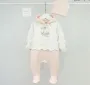 Комплект для девочки (К212/01К209-А128фн молочный/пудровый )
