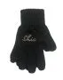 Перчатки для девочки (TGg-119 чёрный)