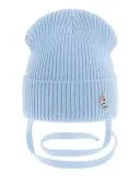 Шапка демисезонная для девочки (Шпилька голубой) Шапка демисезонная для девочки (Шпилька голубой)