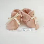Пинетки для новорожденного (К212/А125фд/н испанская роза)