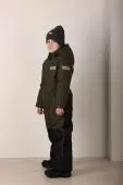Комбинезон зимний для мальчиков (2137-943м (200) хаки меланж) Комбинезон зимний для мальчиков (2137-943м (200) хаки меланж)