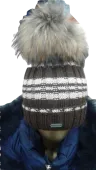 Шапка зимняя для мальчика (B2704HD-36)