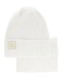 Комплект детский (Шапка+снуд) (Зачёт белый)