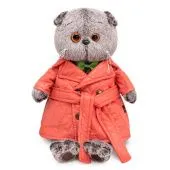 Кот Басик в стеганом пальто  (Ks25-243)