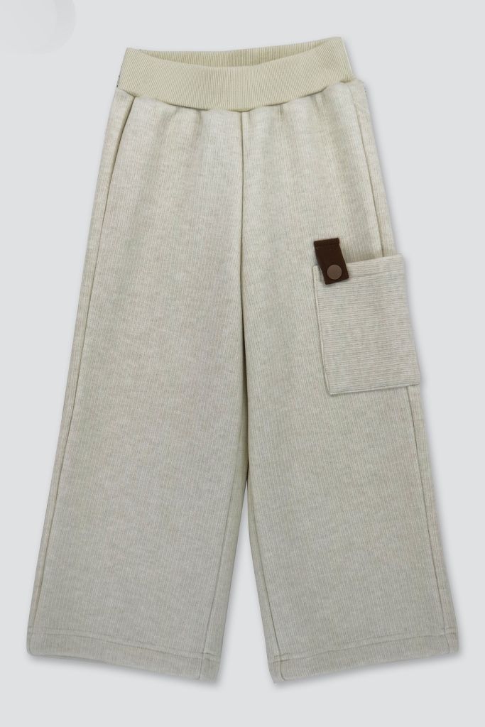 Брюки для девочки (19757 кремовый)