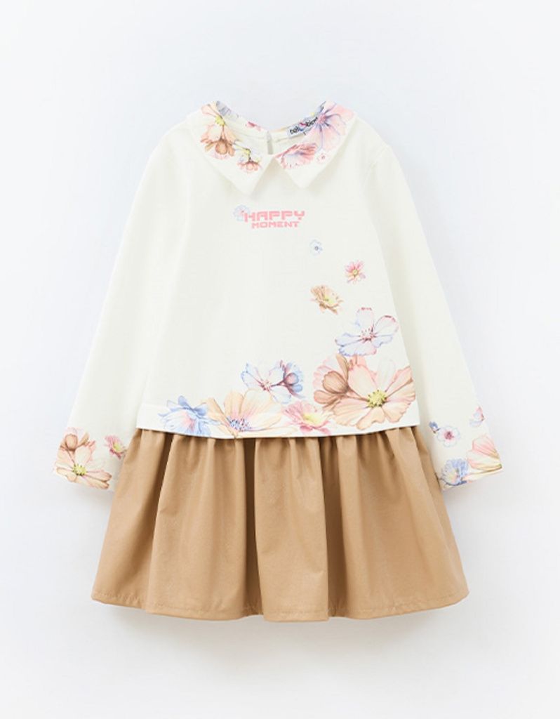 Платье для девочки (252018 молочный)