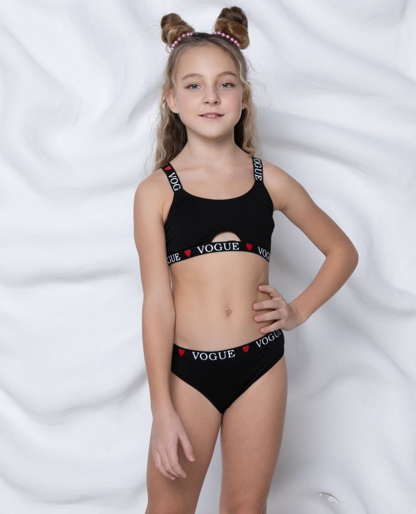 Купальник для девочки																														 (316 черный									)