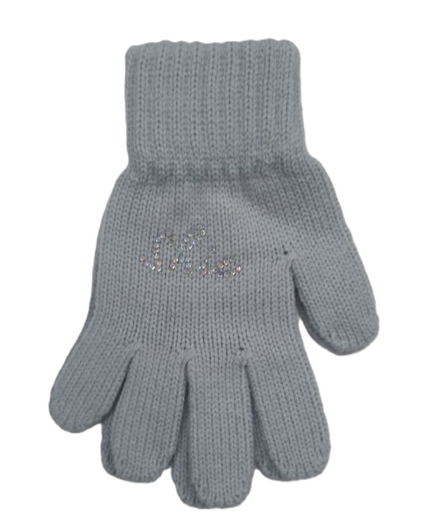 Перчатки для девочки (TGg-119 серый)