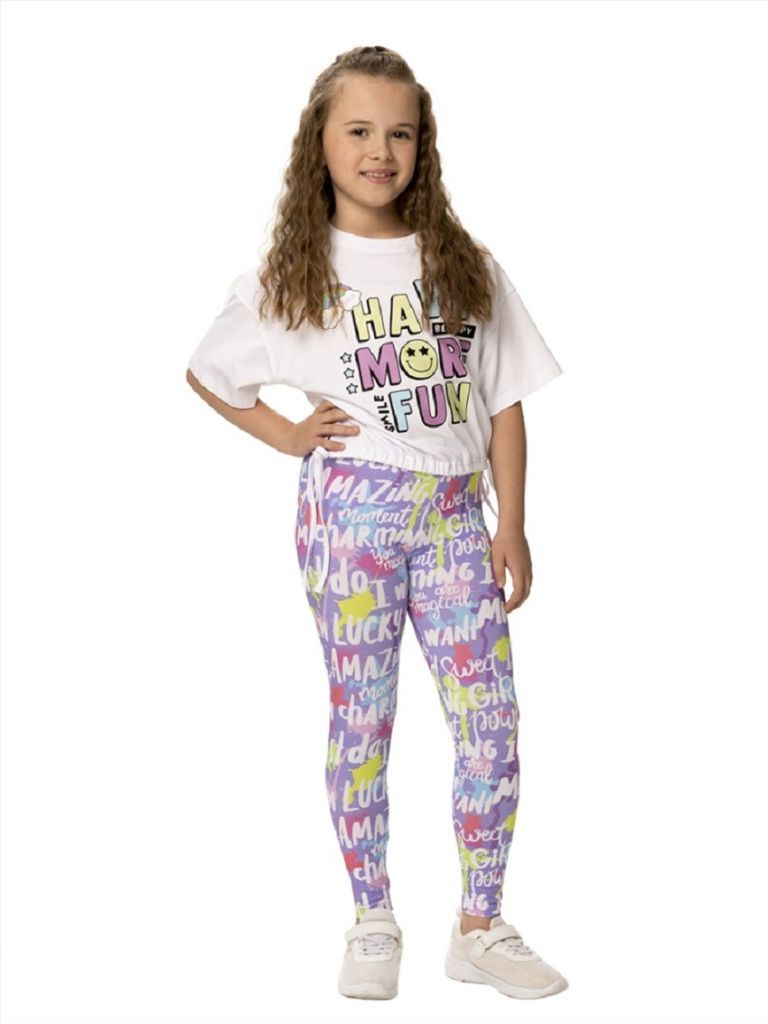 Футболка для девочки (О56318 белый 					)