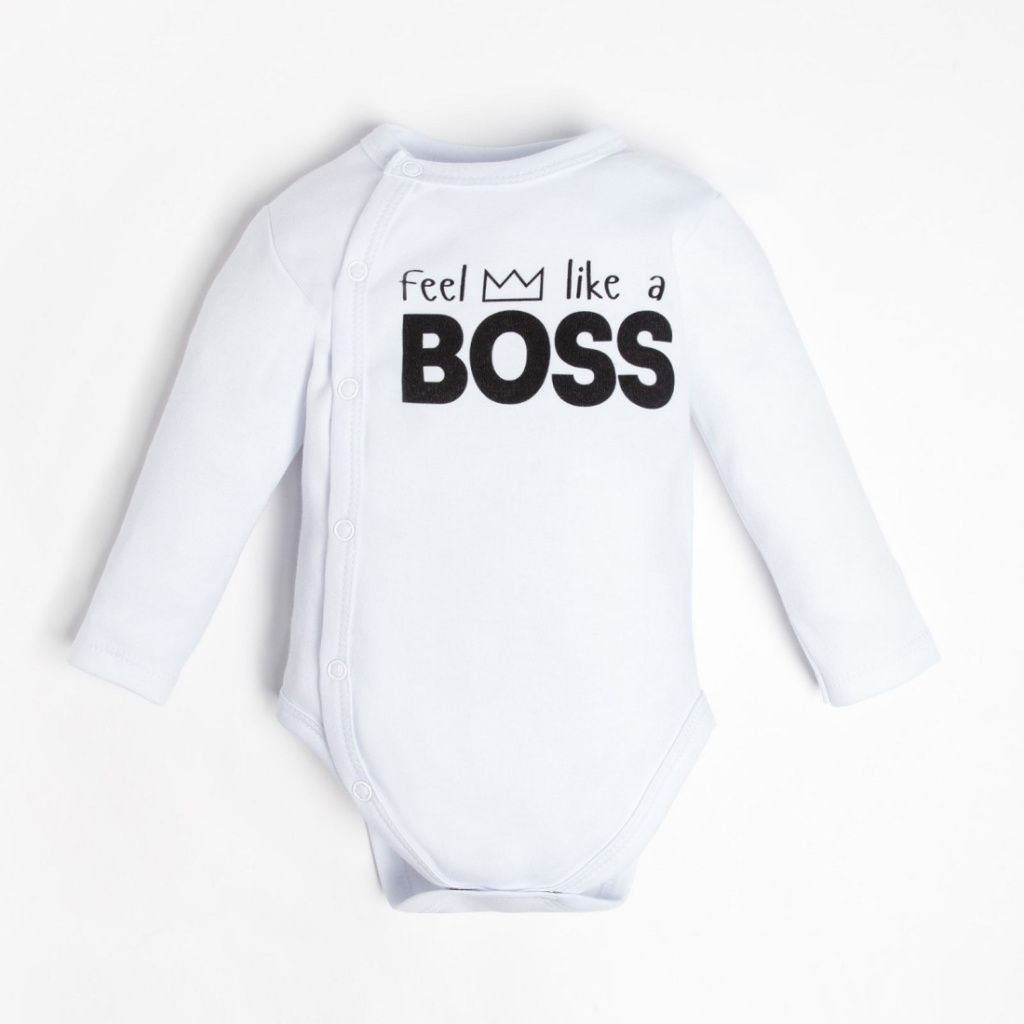 Боди для малыша (Little Boss 909641 белый) Боди для малыша (Little Boss 909641 белый)