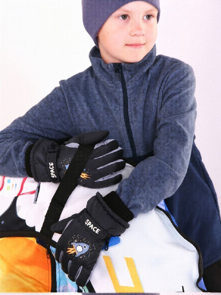 Перчатки для мальчика (TCH-011 серый)