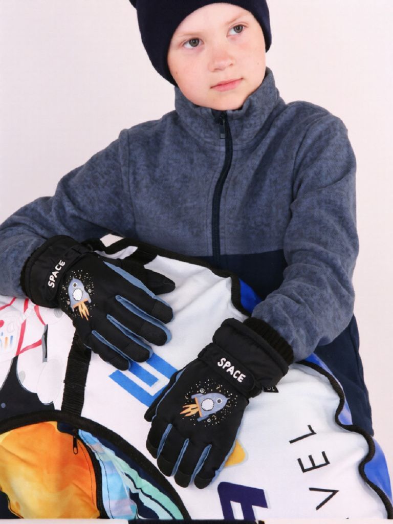 Перчатки для мальчика (TCH-011 черный)