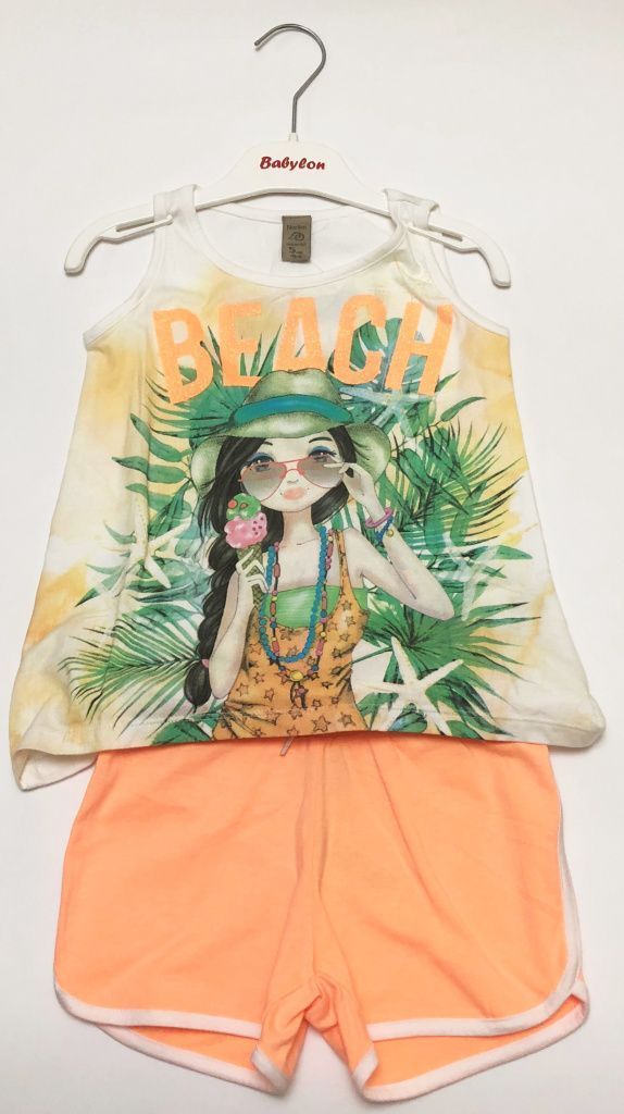 Летний комплект для девочки (KB15274)