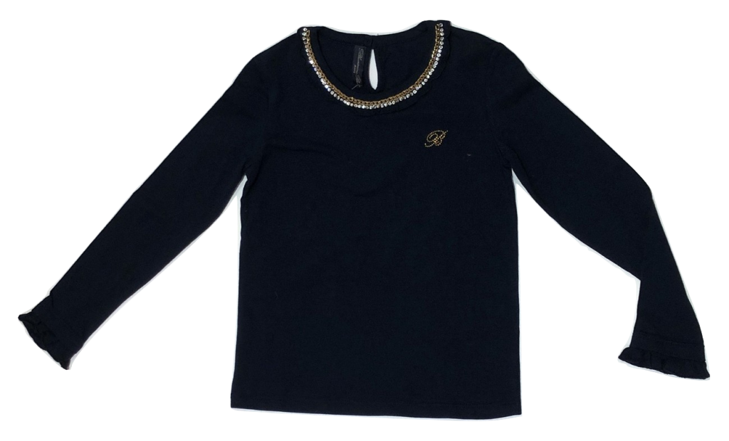 Лонгслив для девочки (35GTS21 navy) Лонгслив для девочки (35GTS21 navy)