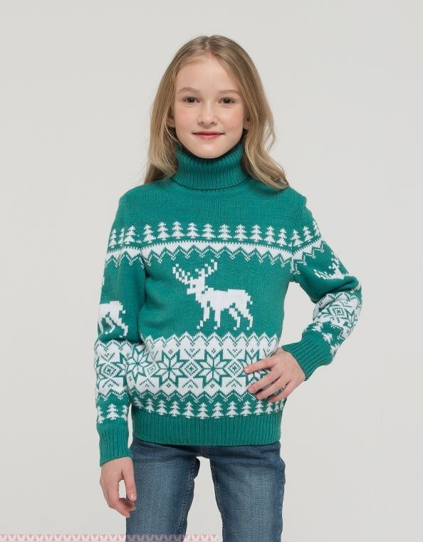 Свитер детский (202-10078 green)