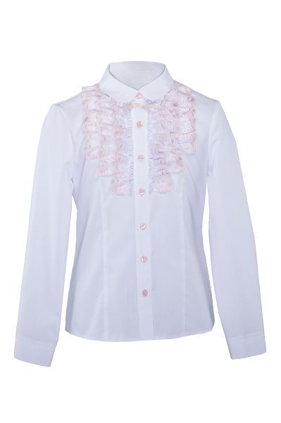 Блузка школьная для девочки (503 (роз.))