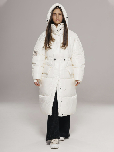 Пальто зимнее для девочки (ЗС-968 крем)