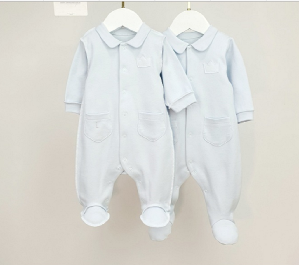 Комбинезон для малыша (К217/00К215и голубая льдинка )