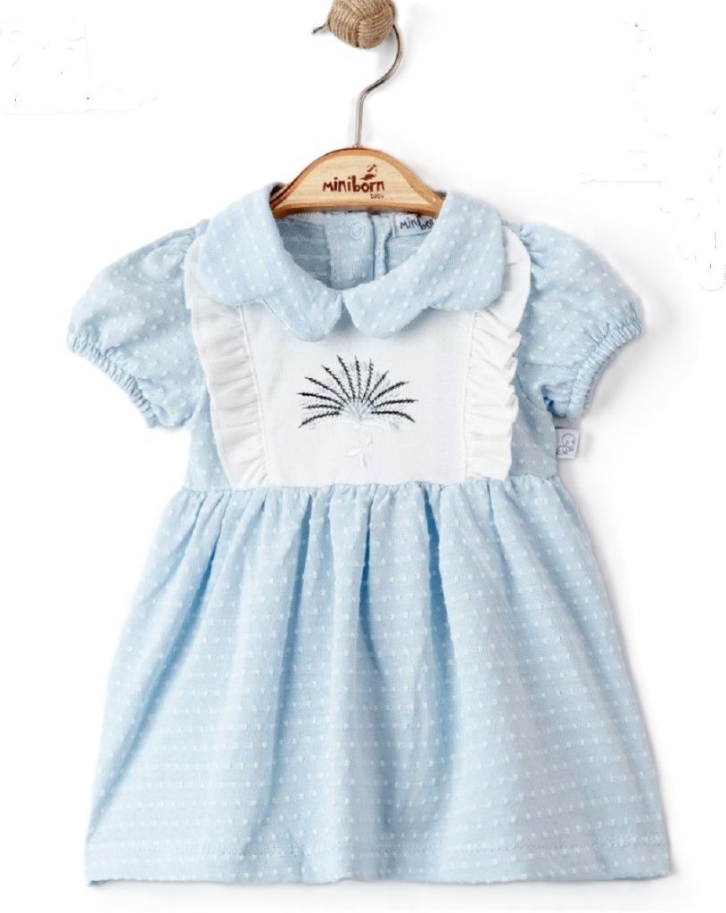 Платье для девочки (3446 голубой)