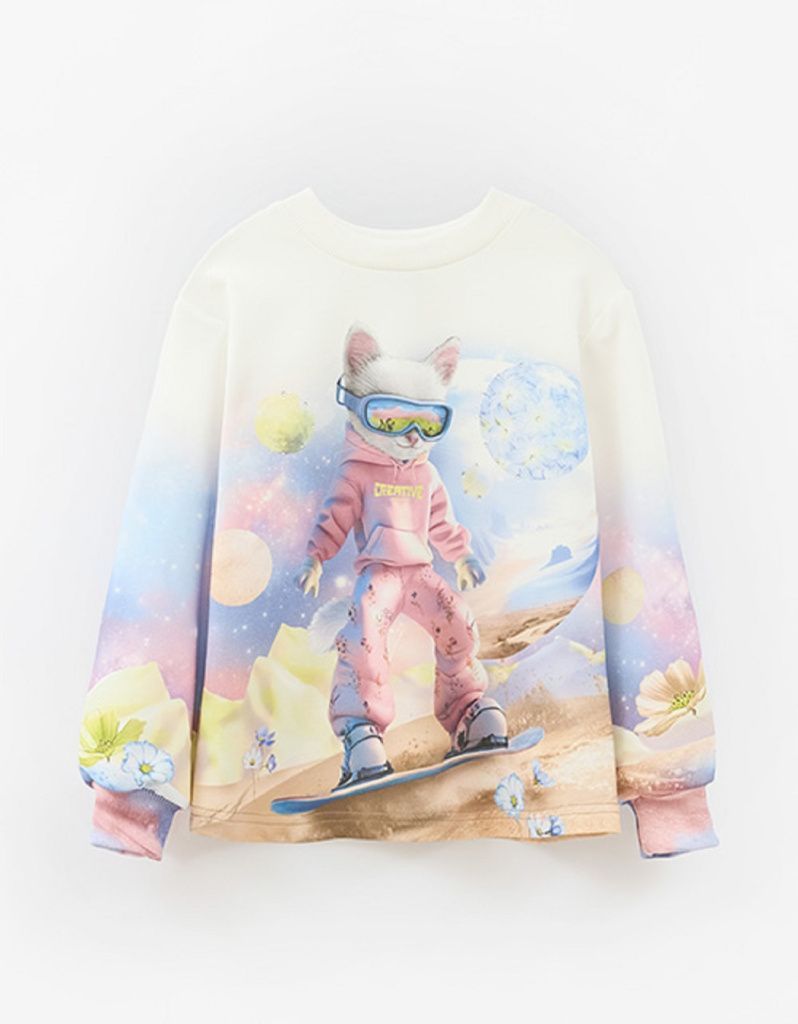 Джемпер для девочки (252062 набивной)