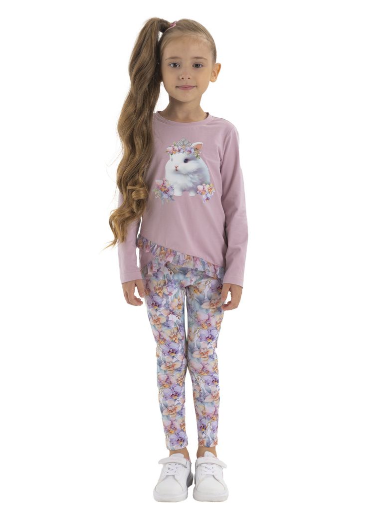 Лонгслив для девочки (О56794 розовый )