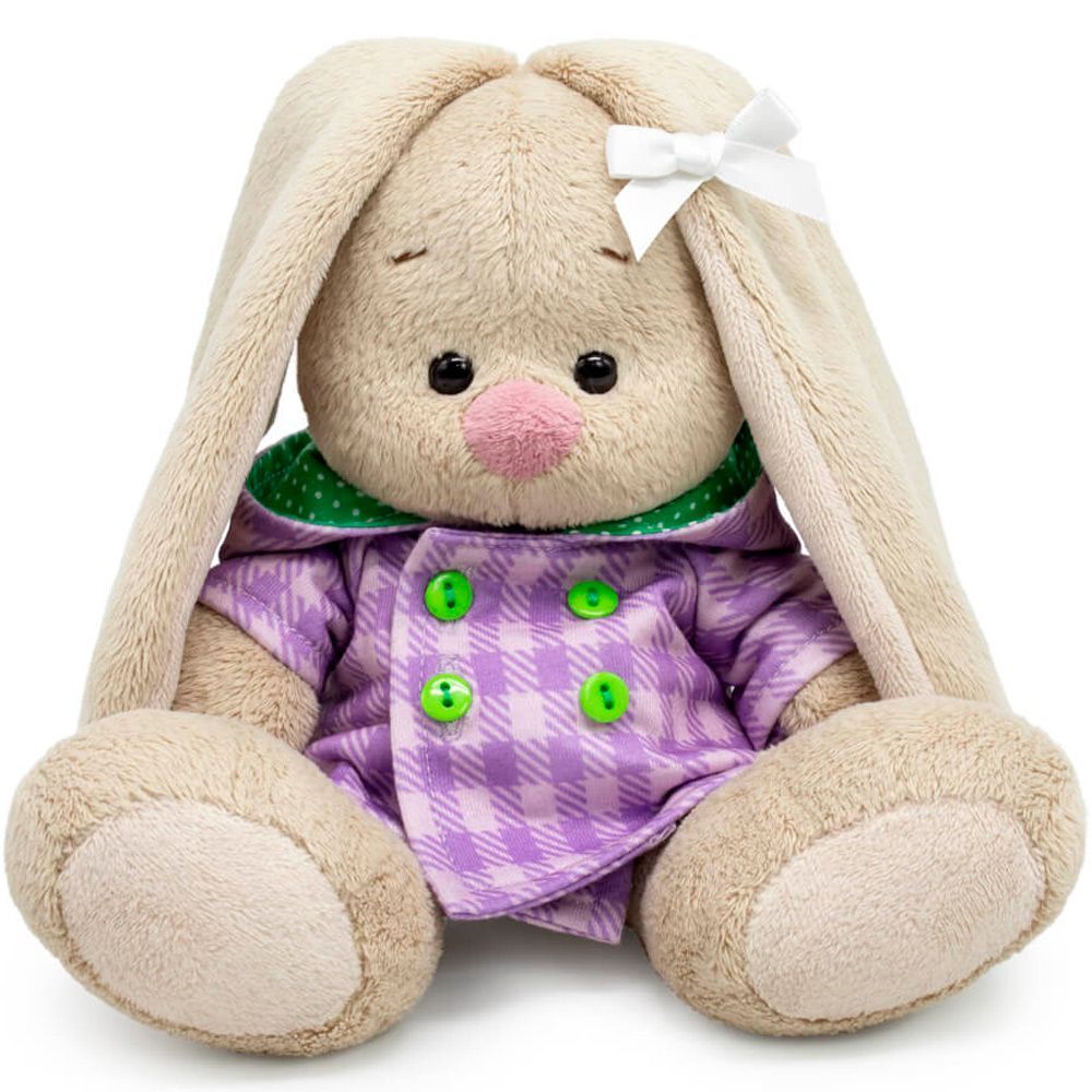 Зайка Ми в клетчатом пальто с капюшоном (малыш) (SidX-623)