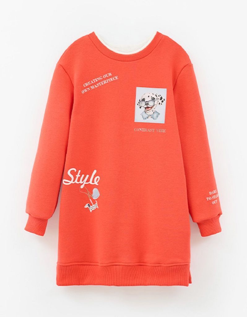 Платье для девочки (252072 красный)