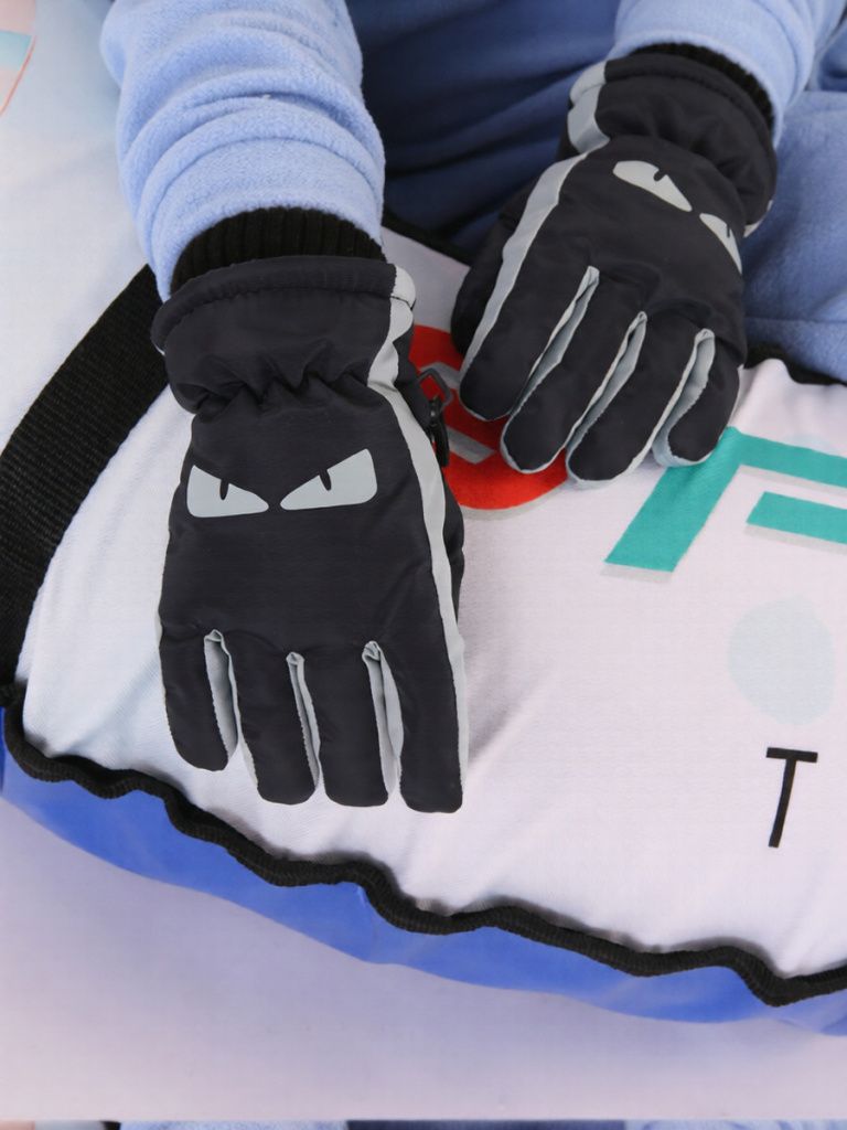 Перчатки для мальчика (TCH-018 т.серый)