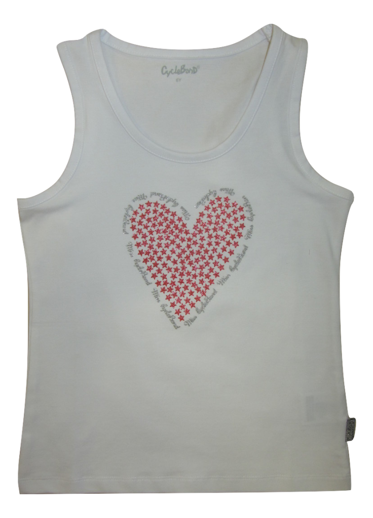 Майка для девочки (К51526 white) Майка для девочки (К51526 white)