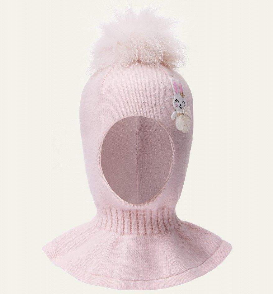 Шлем зимний для девочки (КИНА 12005 св.розов.)