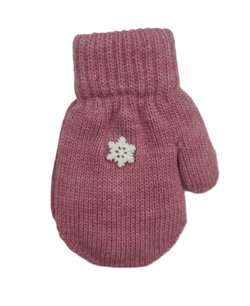 Варежки для девочки (TMg-014(TMg-081) т.розовый)