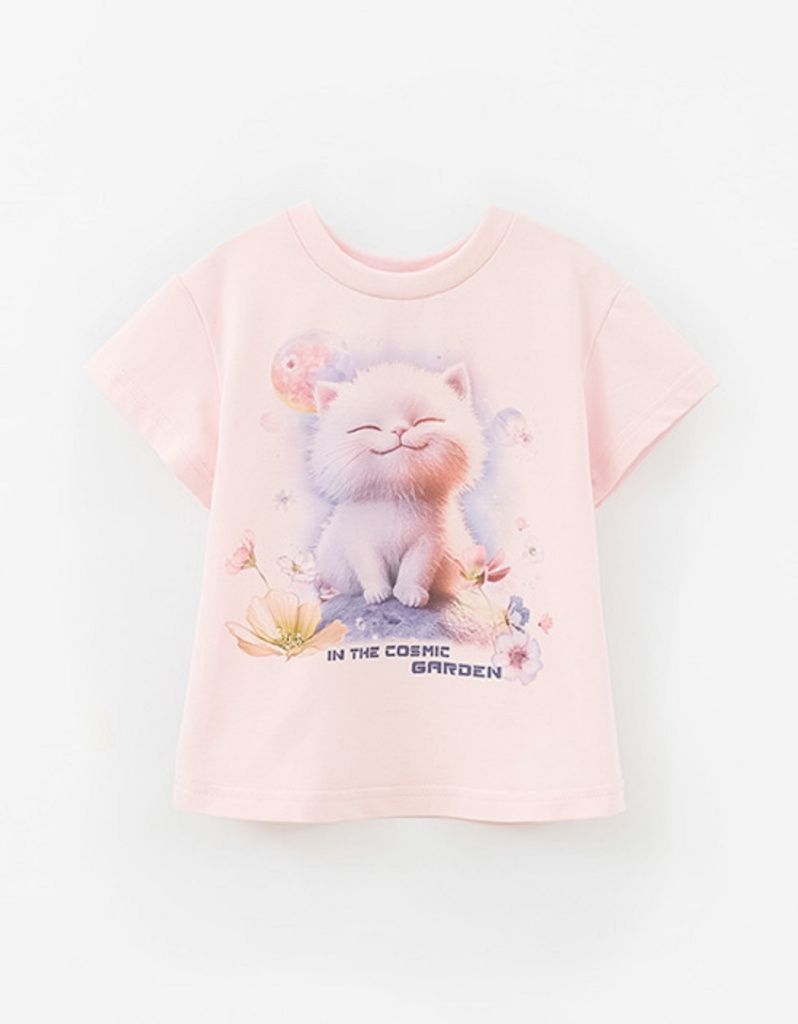 Футболка для девочки (252015 св.розовый)