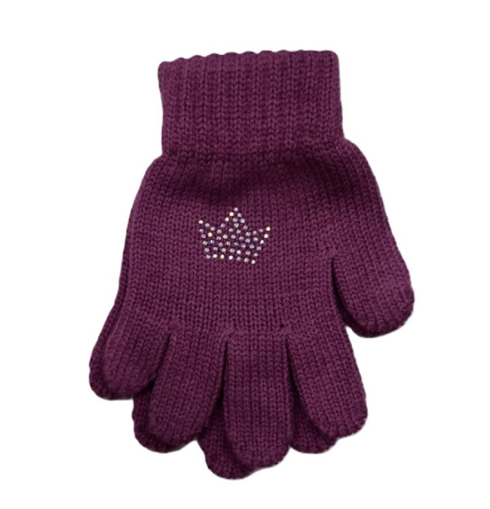 Перчатки для девочки (TGg-120 т.розовый)