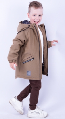 Куртка демисезонная для мальчика (ФИКС 52ПП1 кэмел)