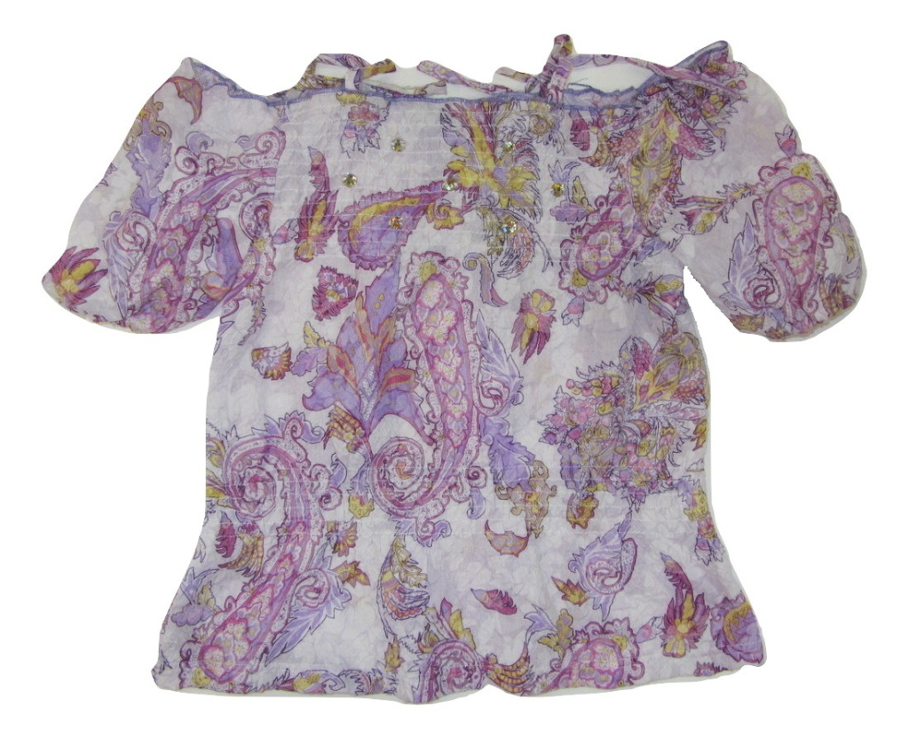 Блузка для девочки (К26135 fiolet)
