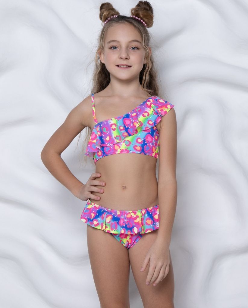 Купальник для девочки																														 (376 cирень									)