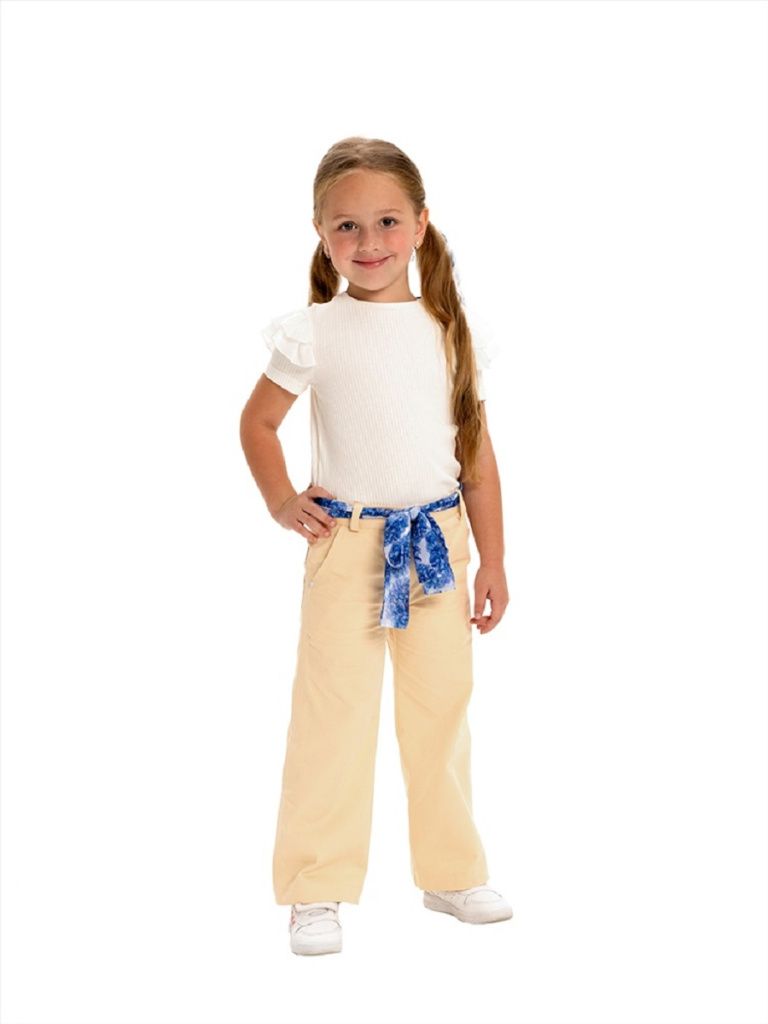 Брюки для девочки (О56340 бежевый 				)