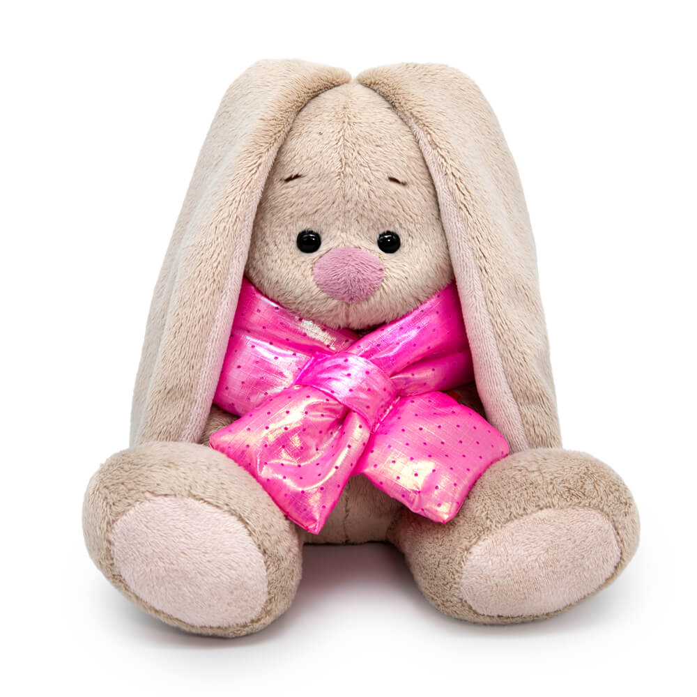 Зайка Ми в дутом шарфе (малыш)  (SidX-556)