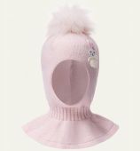 Шлем зимний для девочки (КИНА 12005 св.розов.)
